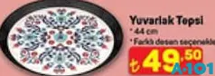 YUVARLAK TEPSİ 44 CM YUVARLAK TEPSİ 44 CM